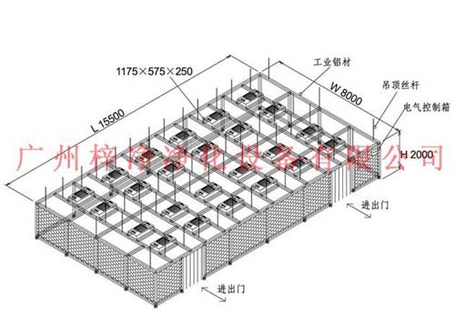 潔凈棚設(shè)計方案圖